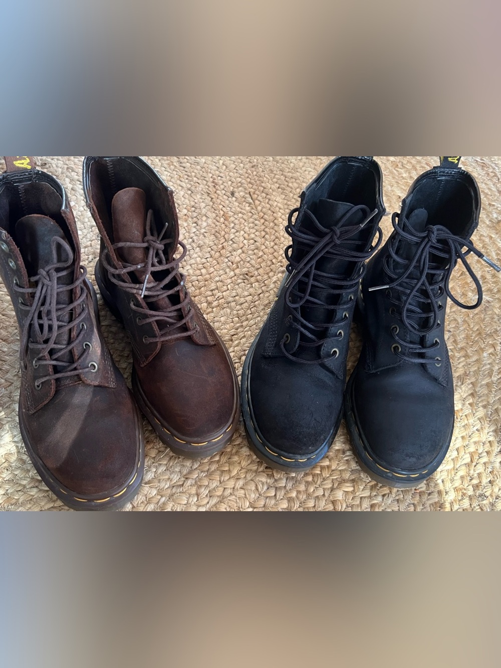 Dr. Martens 1460 8-Eye Boots — Black Leather